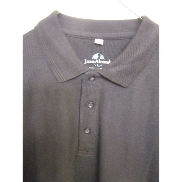 Jason Alexander Men's polo type shirt with collar - Black - XL - New without tag - Picture 2 of 10